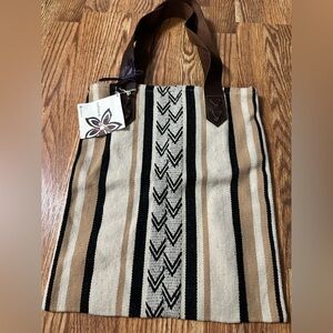 🆕 Sutisana Striped Woven Tote Bag